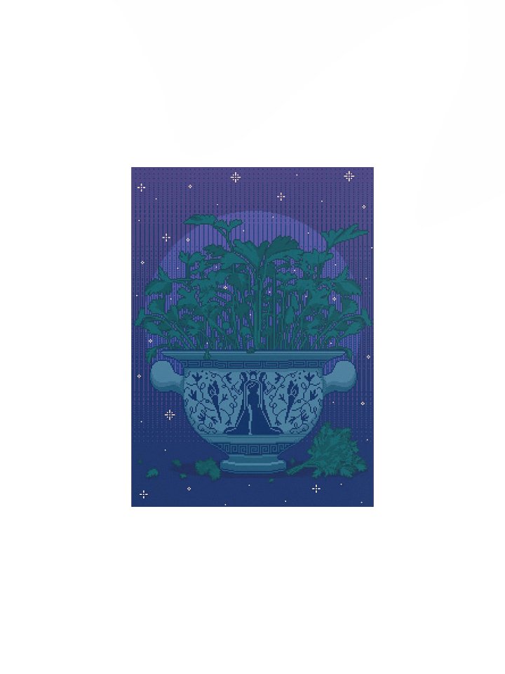 Parsley Pot Print product image (1)