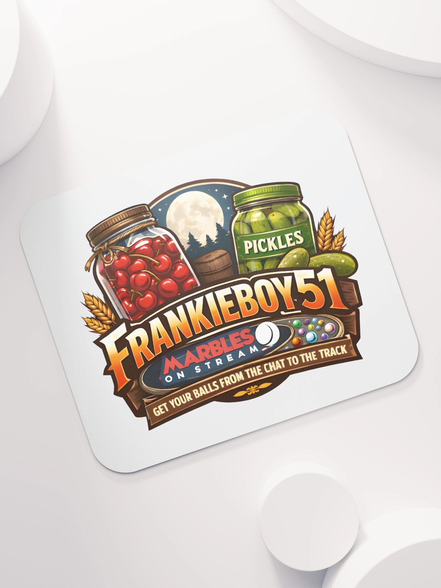 Pickle and Cherry Mouse pad product image (7)