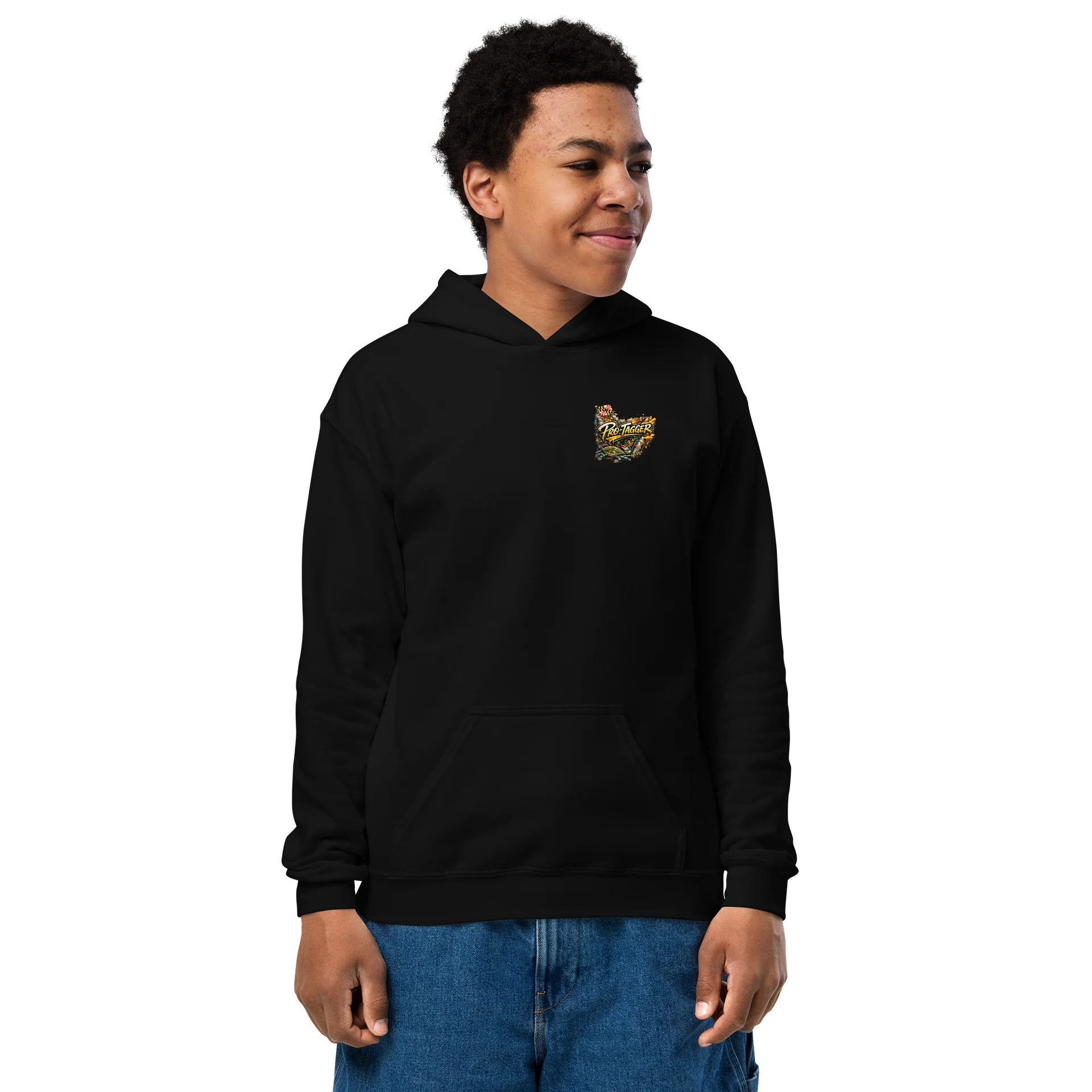 BmoreinLife “Pro-Tagger” Youth Signature Hoodie – Stay Positive Edition product image (1)
