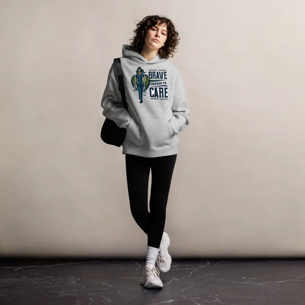 brave enough to care hoodie product image (8)