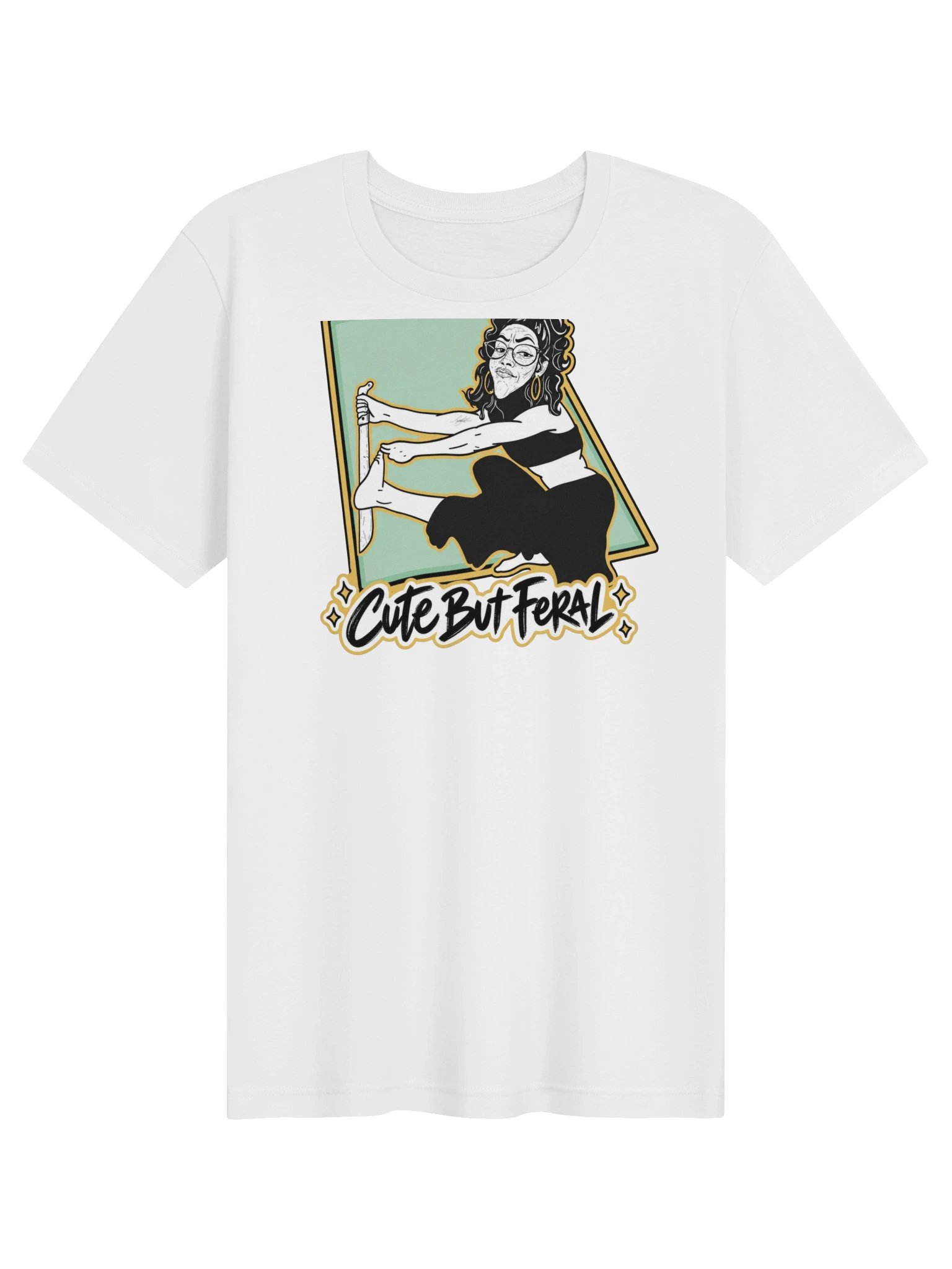 Lyn After Dark — Cute But Feral Unisex Tee product image (1)