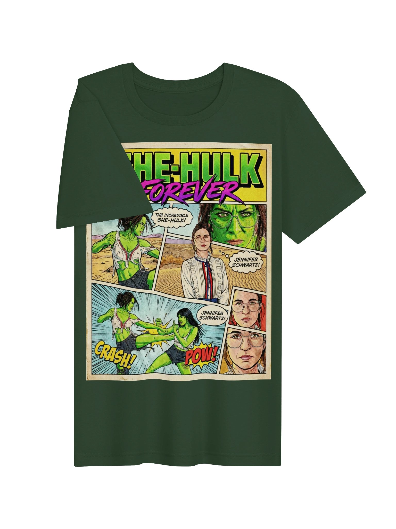 She-Hulk Forever Retro Comic Tee product image (3)