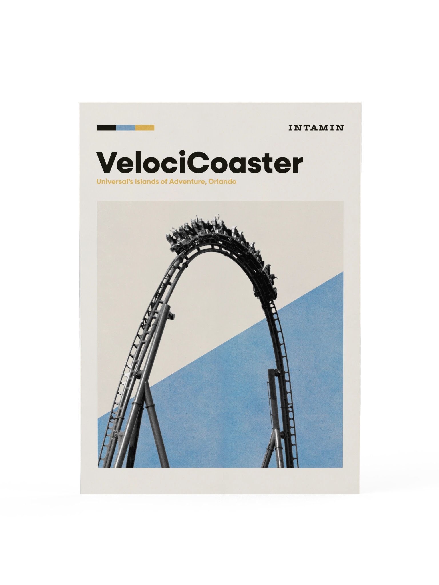 VelociCoaster Mid-Century Modern Poster product image (2)