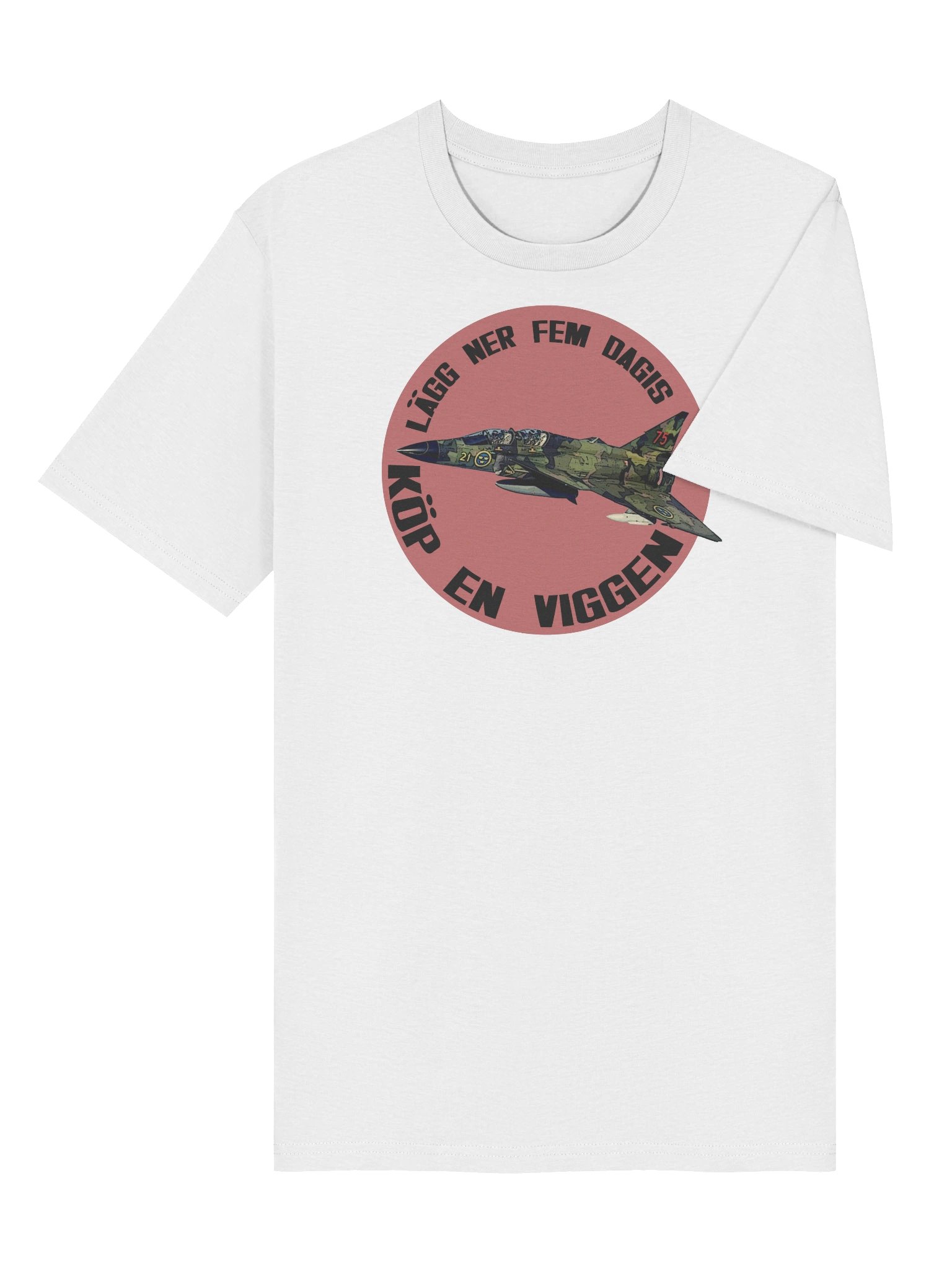 Lägg ner fem dagis - köp en Viggen (Organic unisex T-shirt) product image (118)