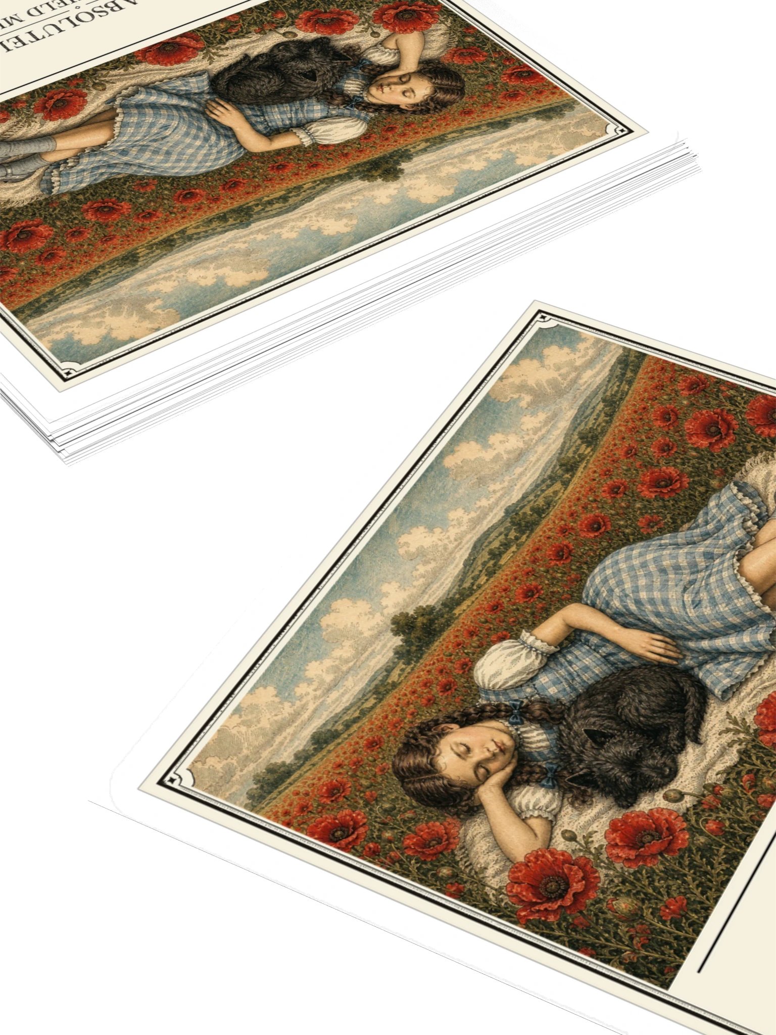 Would Absolutely Nap Poppy Field Mid Quest -- The Wonderful Wizard of Oz Sticker product image (4)