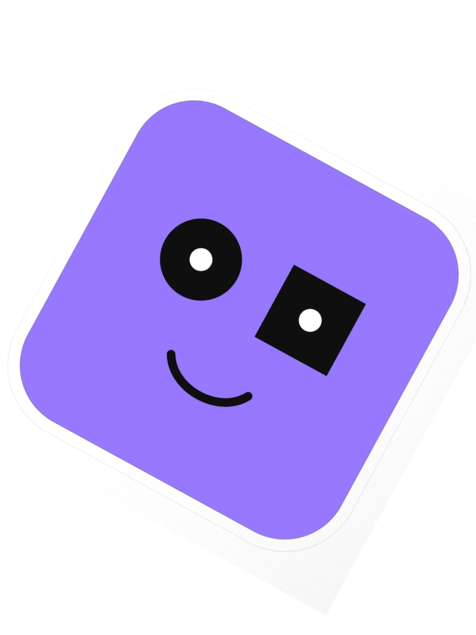 Mascot sticker, smile product image (2)