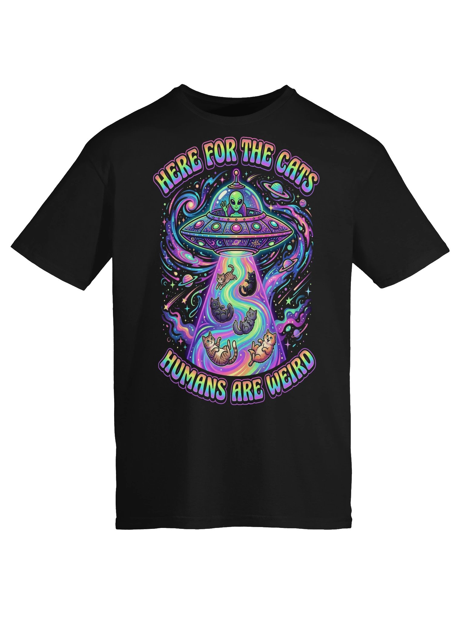 Here for the Cats Alien Tee product image (14)