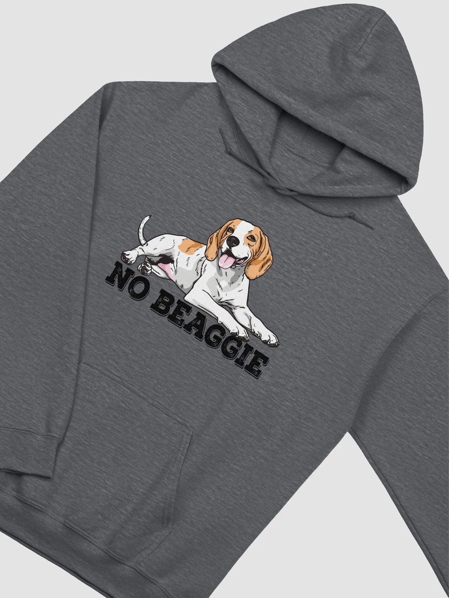 No Beaggie Hooded Sweatshirt of a Beagle | Funny Hoodie for Beagle Paw-rents product image (5)