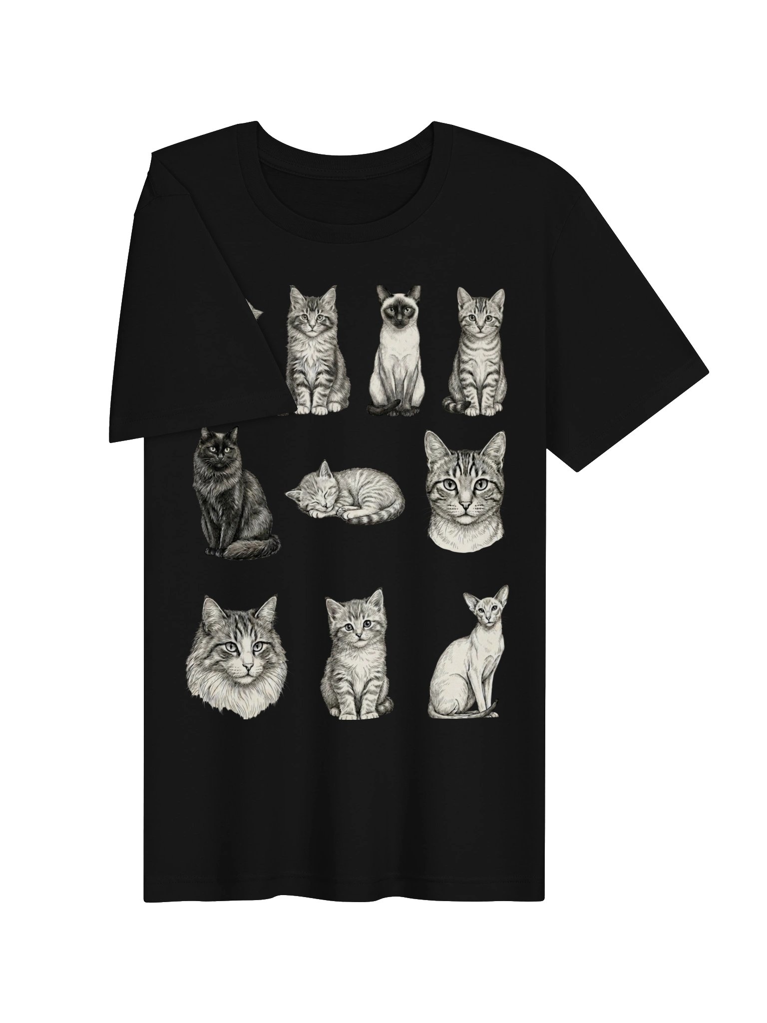 Vintage Cat T-Shirt product image (3)
