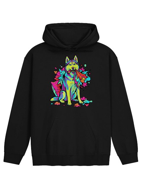 Couch Crime Husky Hoodie