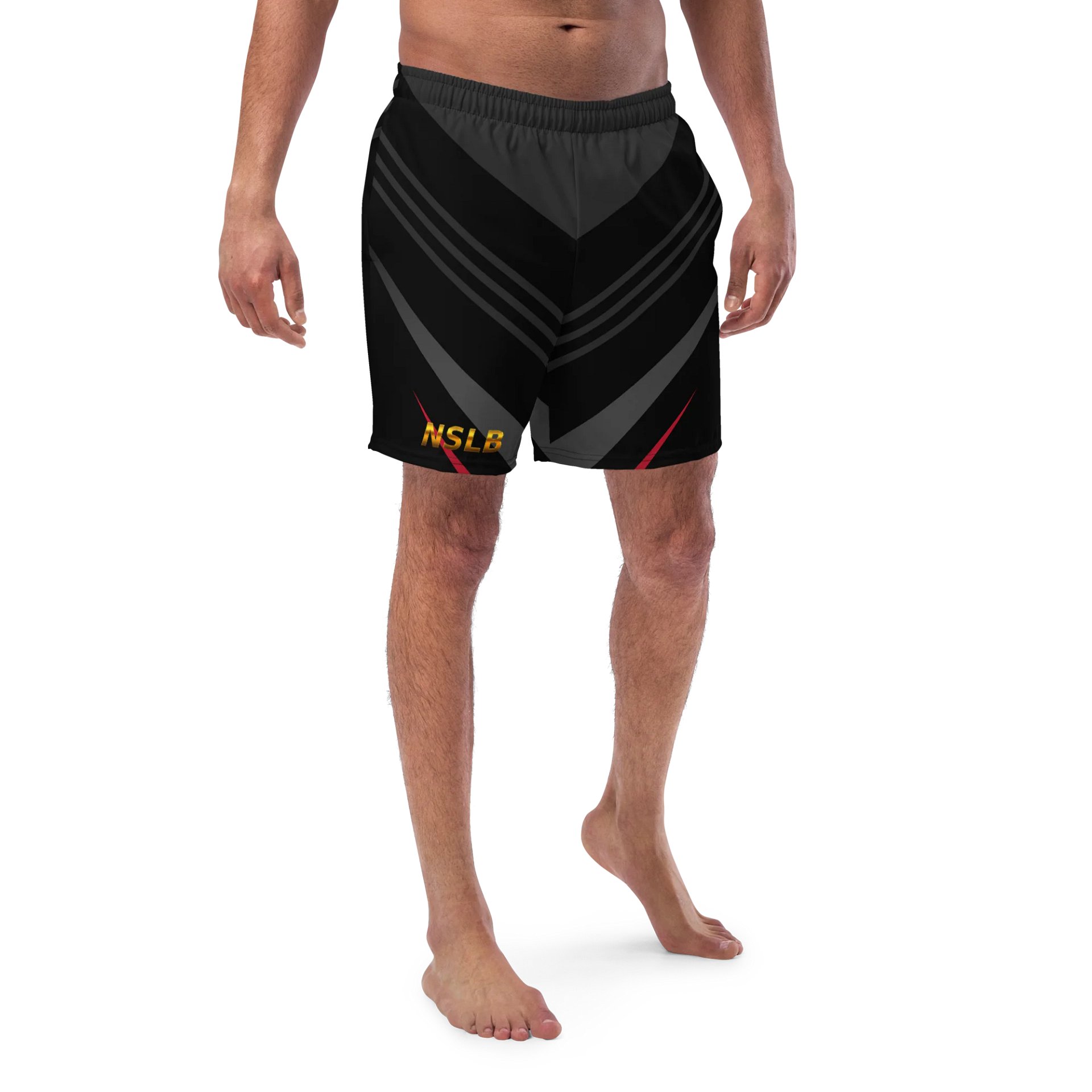 Chevron Contrast Swim Trunks product image (1)