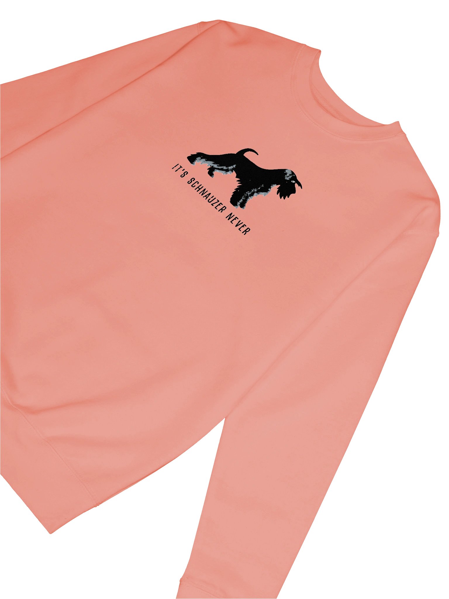 It's Schnauzer Never Sweatshirt (Embroidered) of a Miniature Schnauzer(Black) product image (20)
