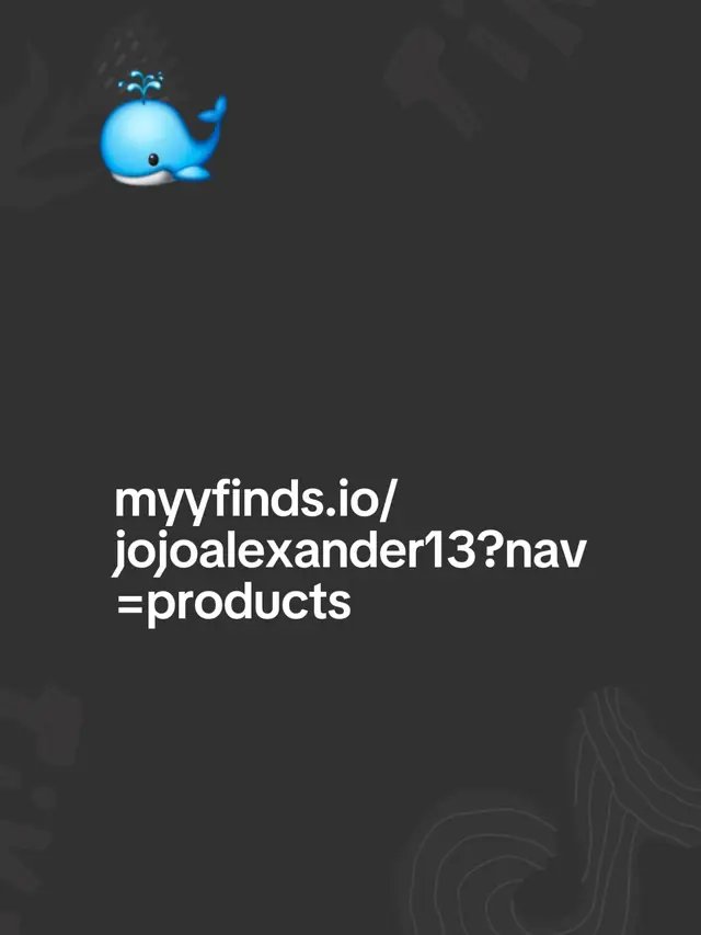 myyfinds.io/jojoalexander13?nav=products