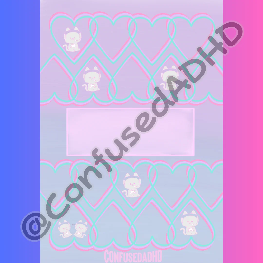 Heart CADHD Digital Planner Covers product image (5)