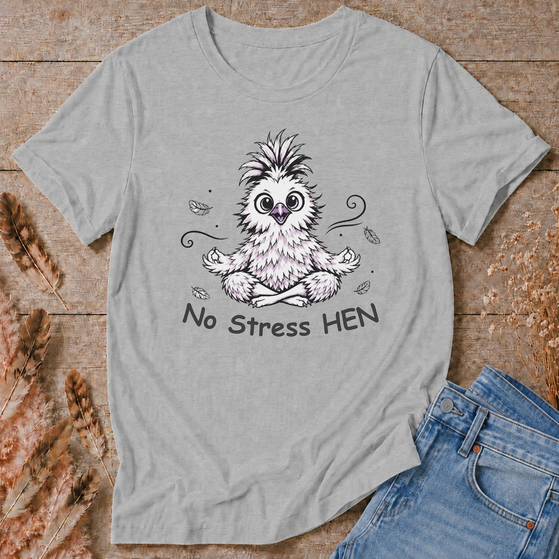 No Stress Hen T-Shirt product image (1)