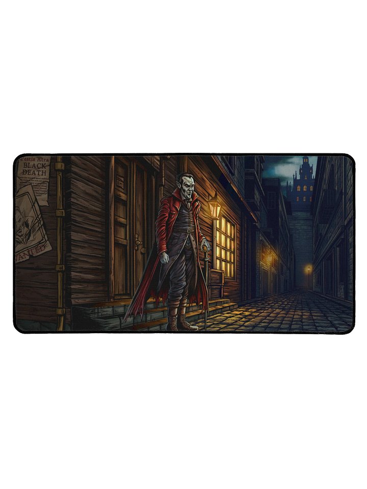 'City Vampire' Hand Drawn Playmat by DarkSideTokens! product image (1)