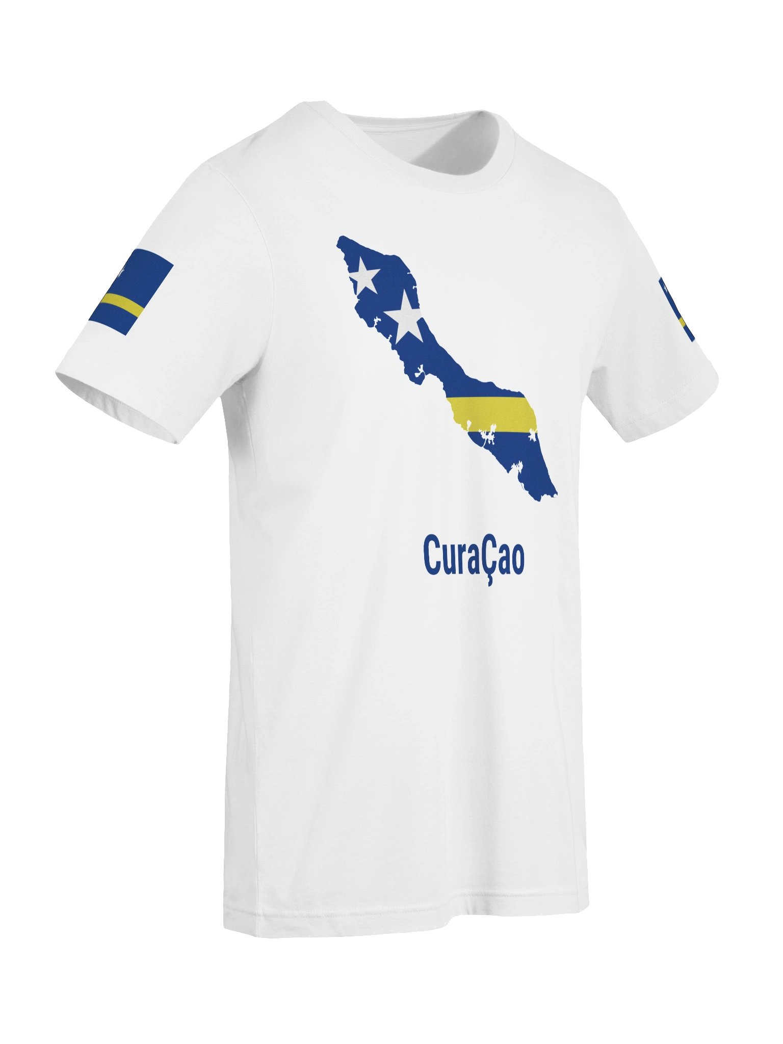 Curaçao 2026 World Cup Flag Tee - Premium Unisex T-Shirt product image (76)