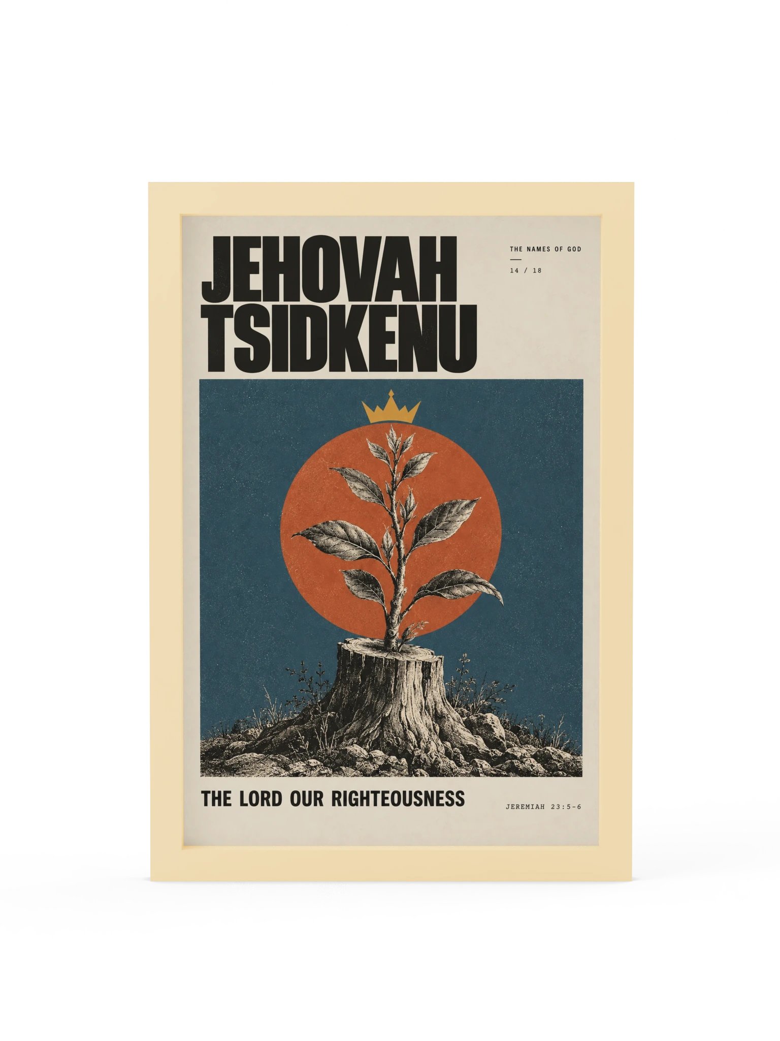 Jehovah Tsidkenu | Names of God Framed Print product image (1)