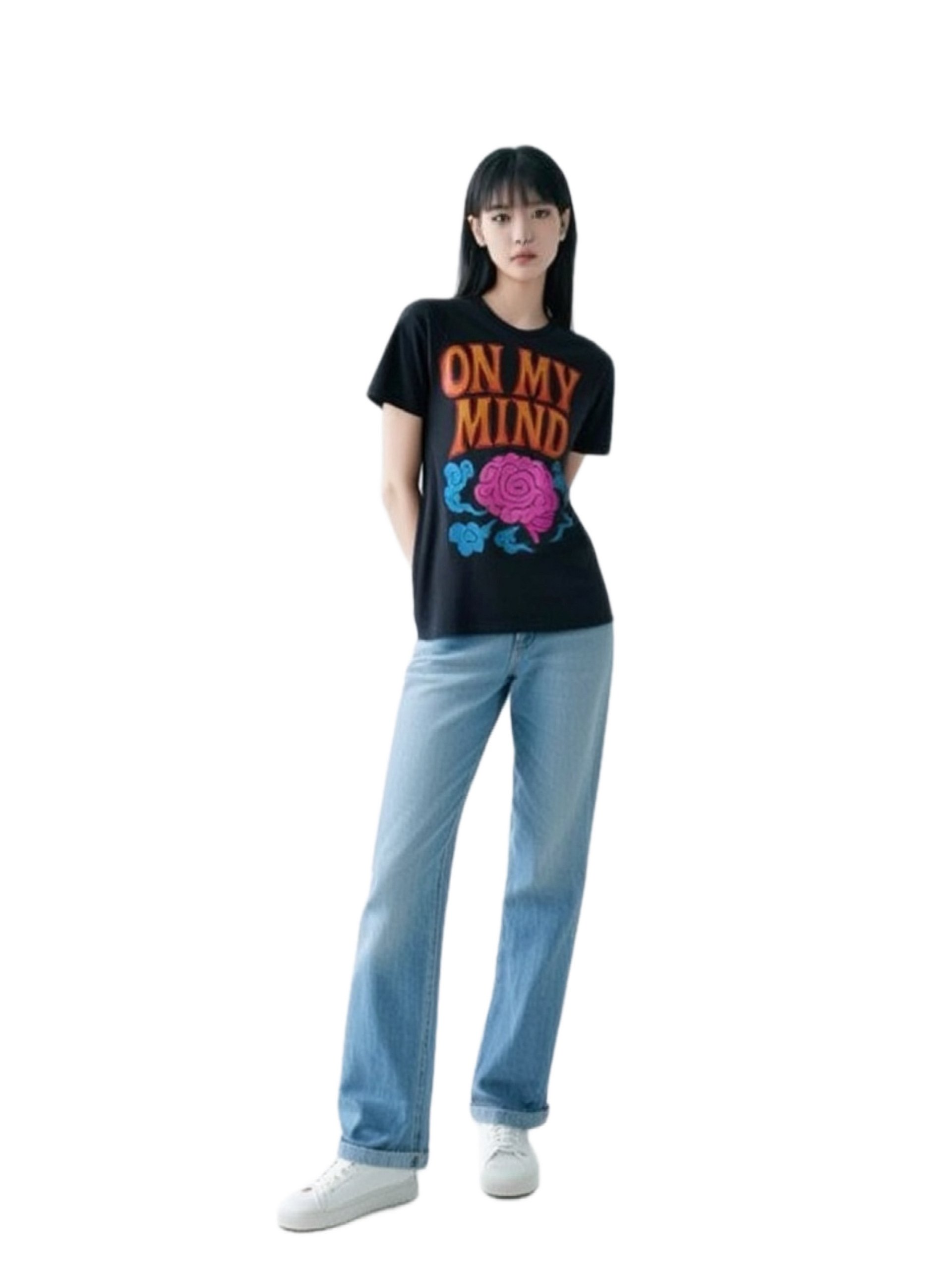 “On My Mind” Retro Streetwear Tee | 90s Graffiti Dream Design | HQ MAR Exclusive Drop product image (2)