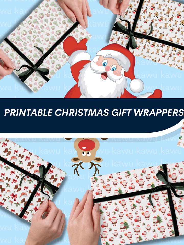 CHRISTMAS-THEMED GIFT WRAPPERS product image (1)