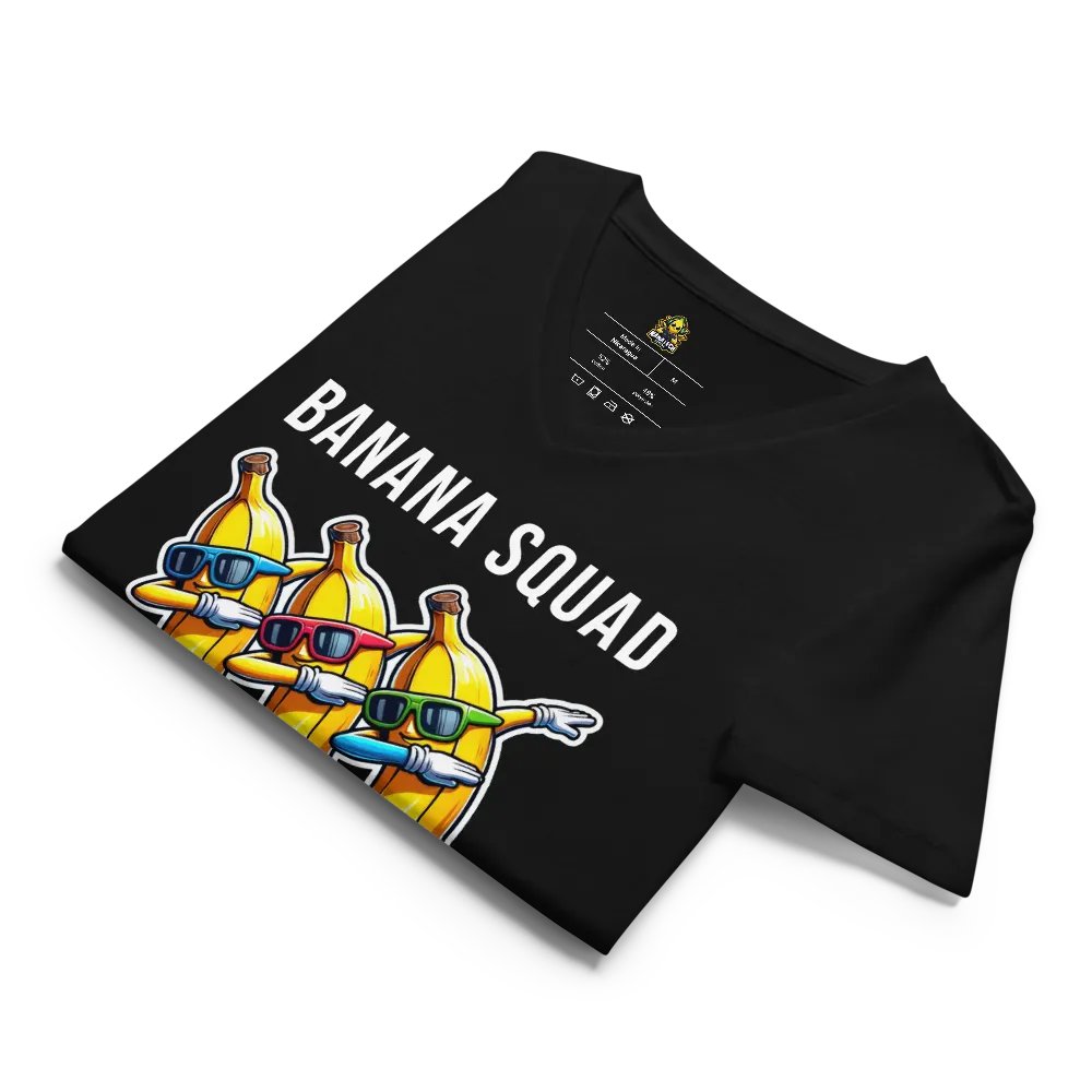 Dabbing Bananas Women's Relaxed V-Neck T-Shirt product image (8)