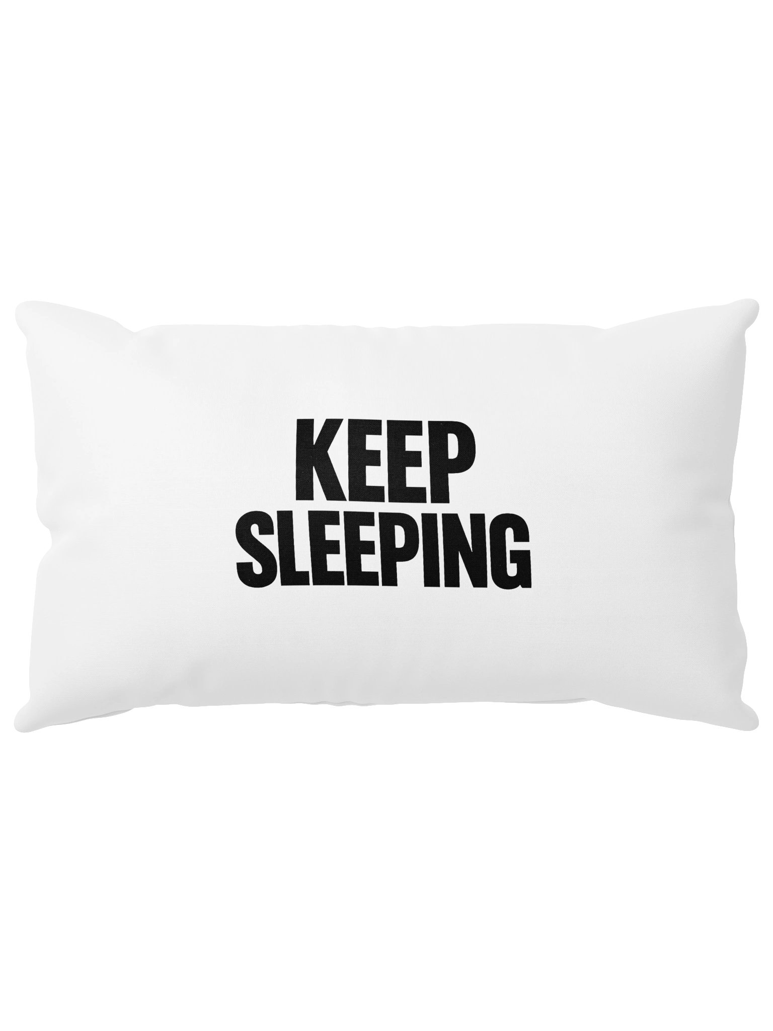 Keep Sleeping Minimalist Throw Pillow product image (14)