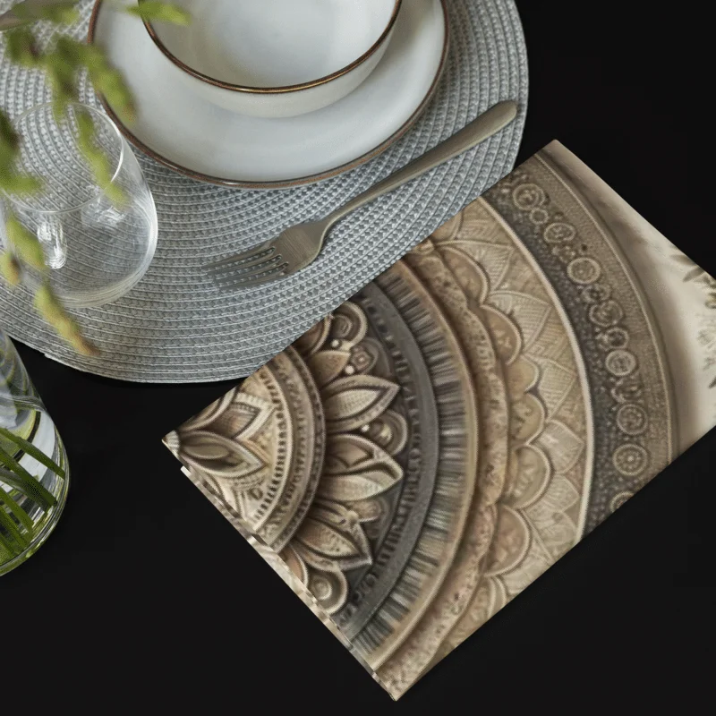 Lavish Botanical Mandala Napkins product image (6)