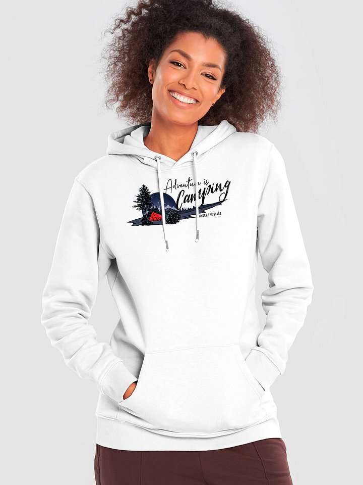 Eco Hoodie - Light - Adventure is Camping product image (1)