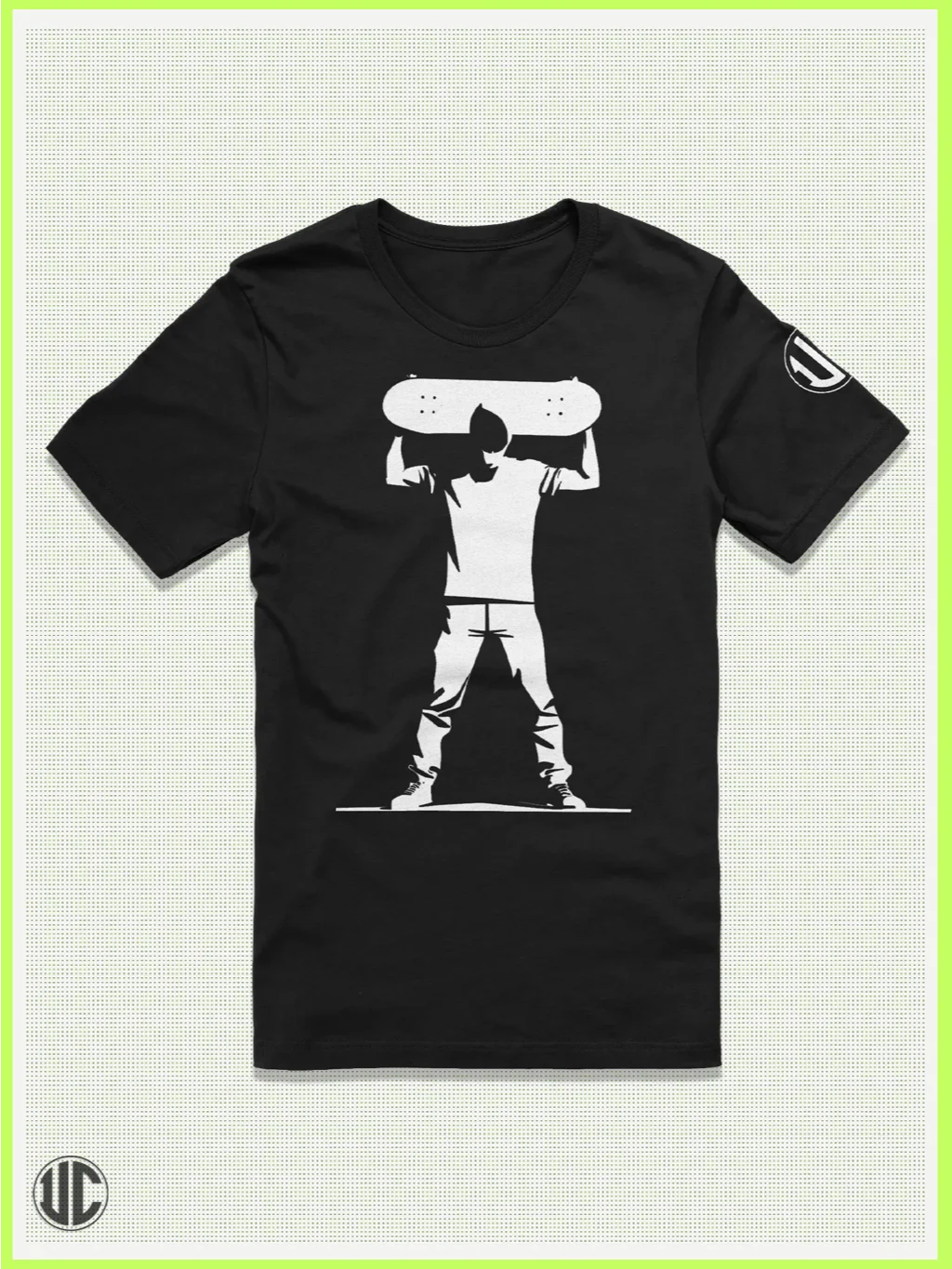Raised in Concrete – Skater T-Shirt product image (1)