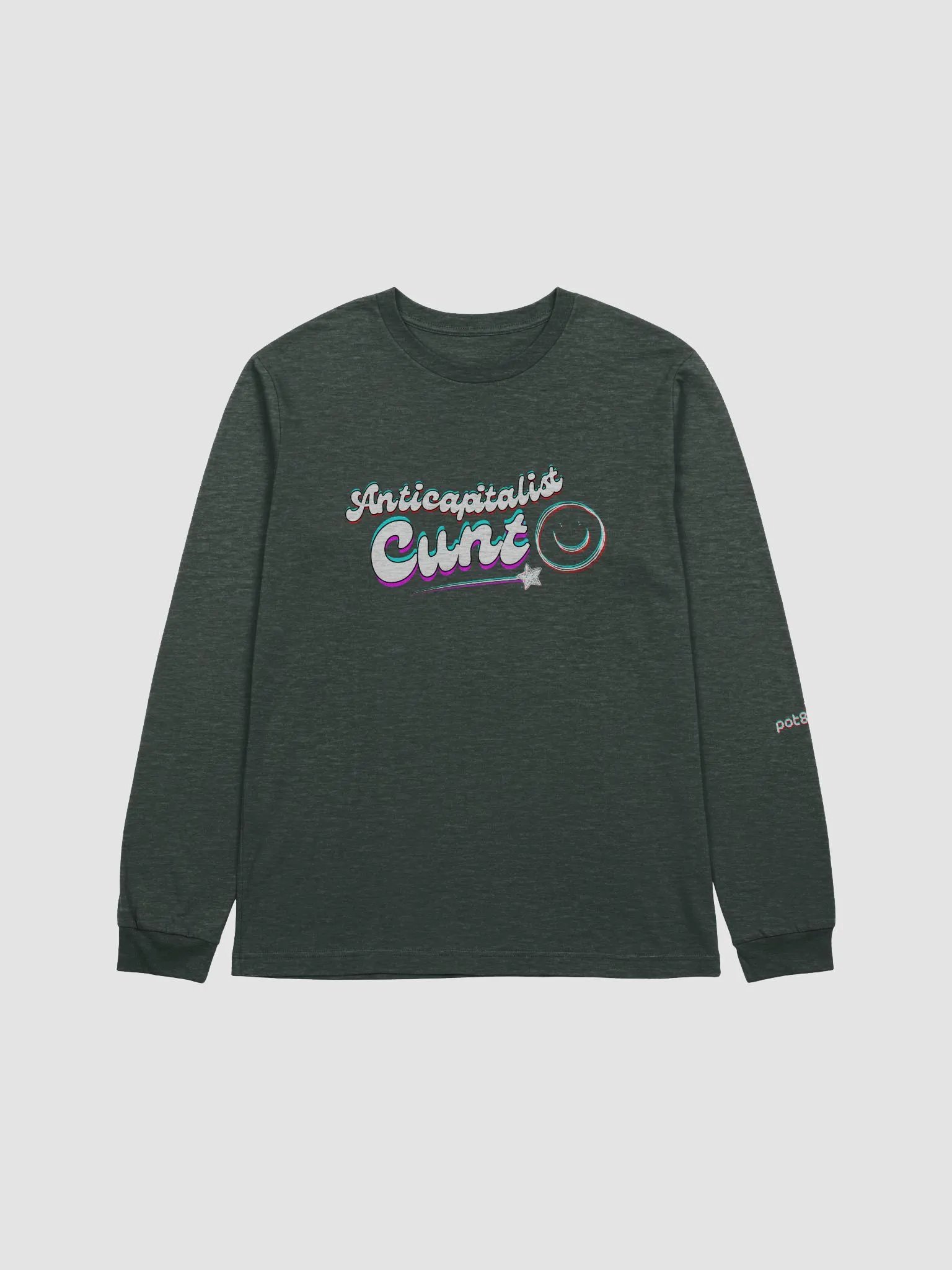 ANTICAPITALIST C*NT 3D long sleeve supersoft tee product image (17)