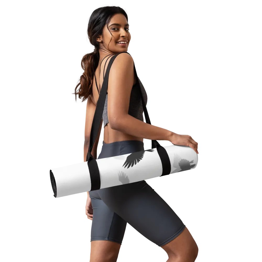 Premium Yoga Featuring Black Birds and Shadows Motif product image (9)