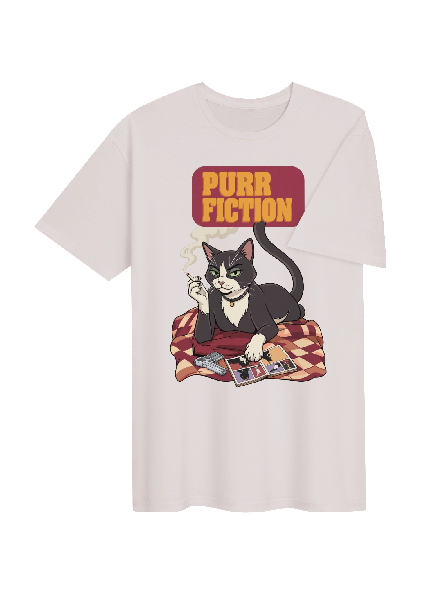 Purr Fiction Poster Tee product image (55)