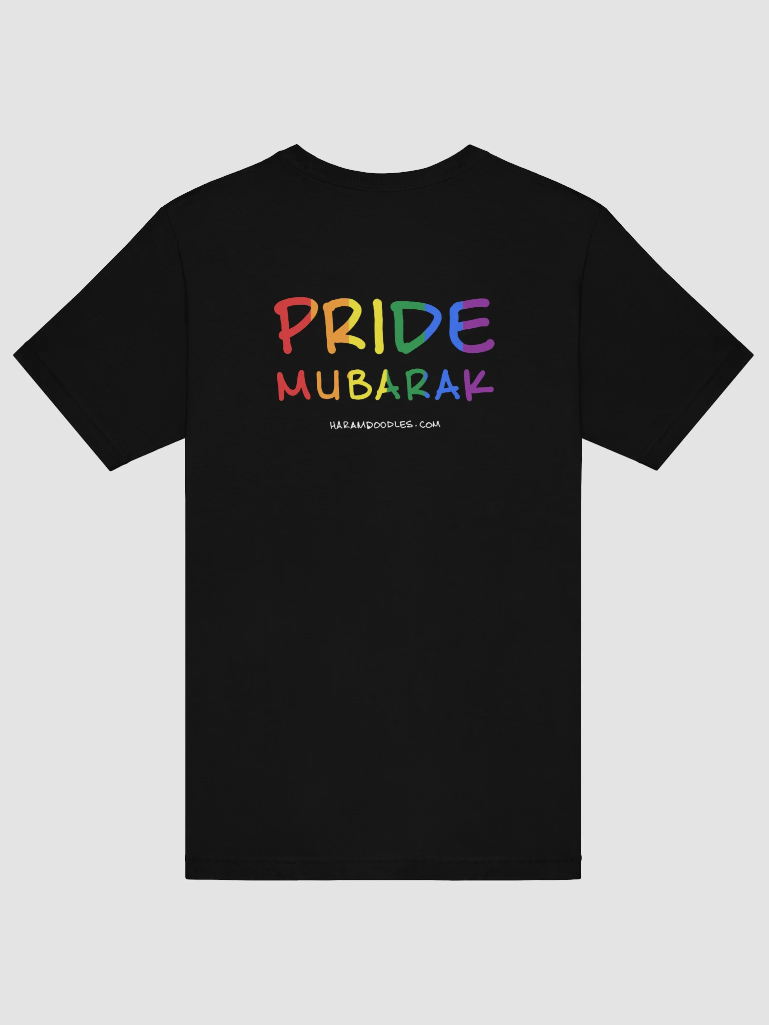 Pride Mubarak Rainbow Flag Supersoft T-Shirt product image (6)