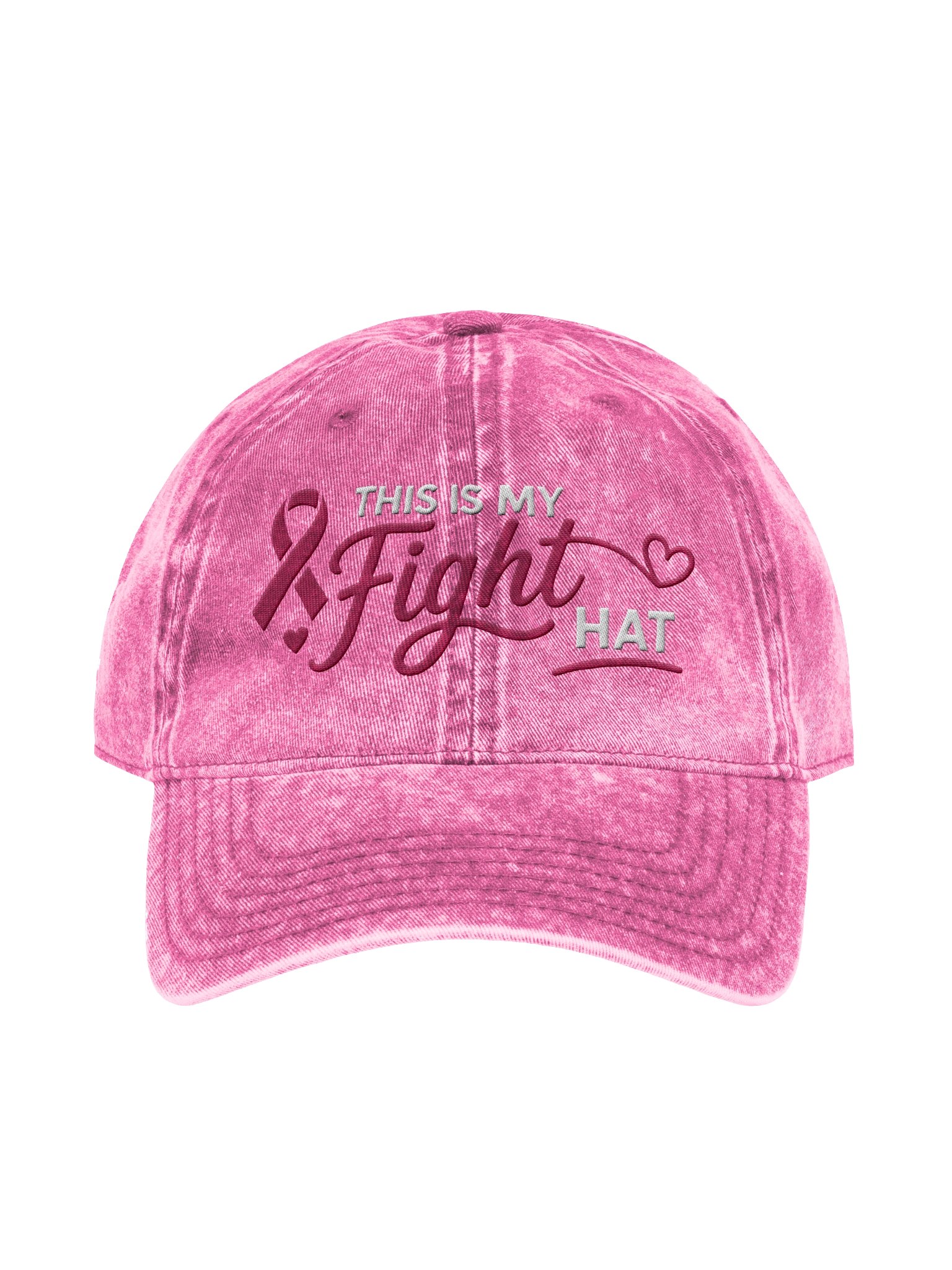 This Is My Fight Hat Pink Ribbon Dad Hat product image (8)