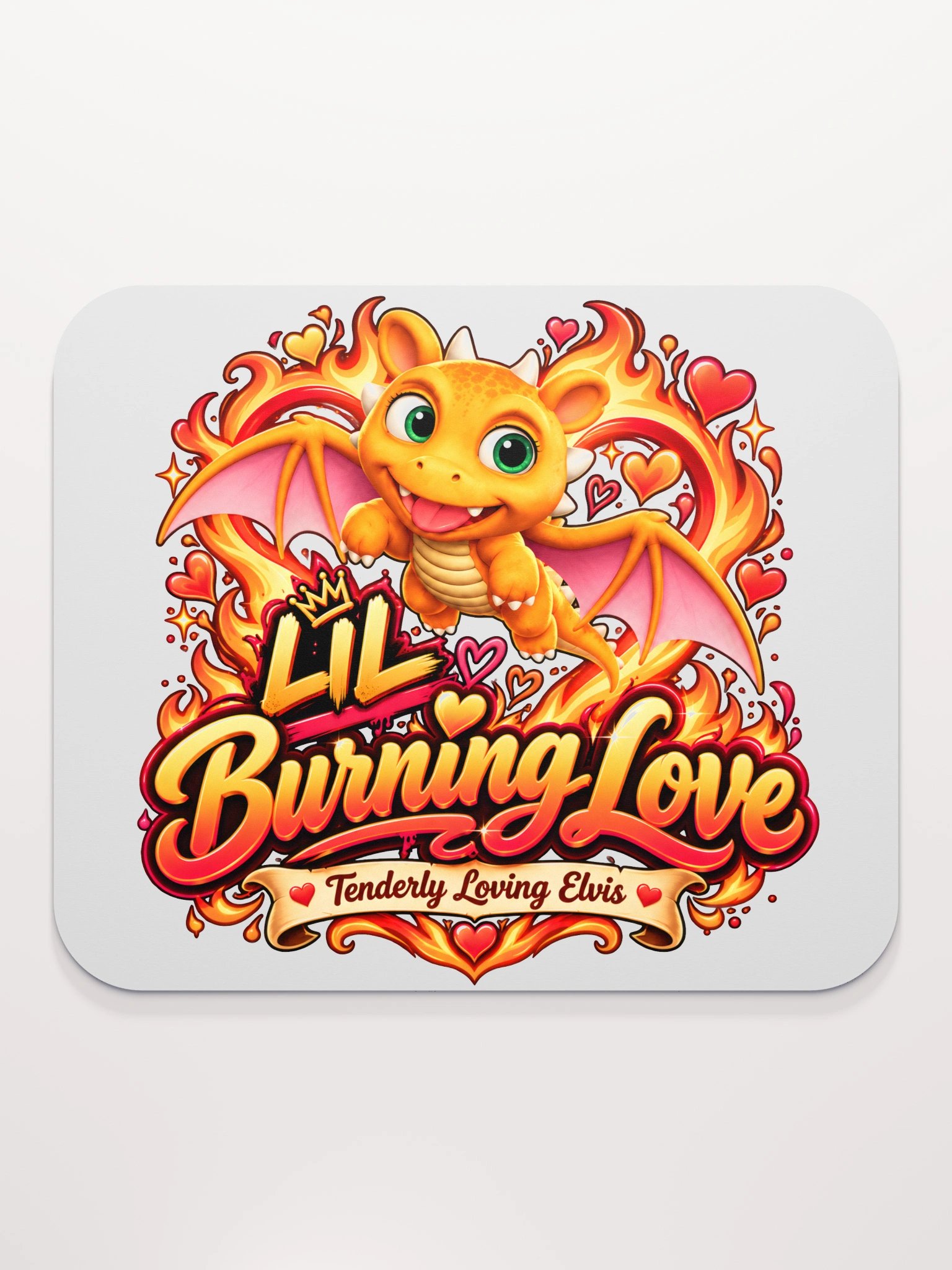 LIL Burning Love Dragon Mouse Pad product image (2)
