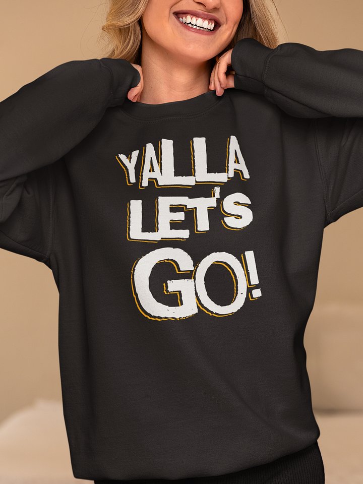 Yalla Let's Go Crewneck Sweatshirt product image (1)
