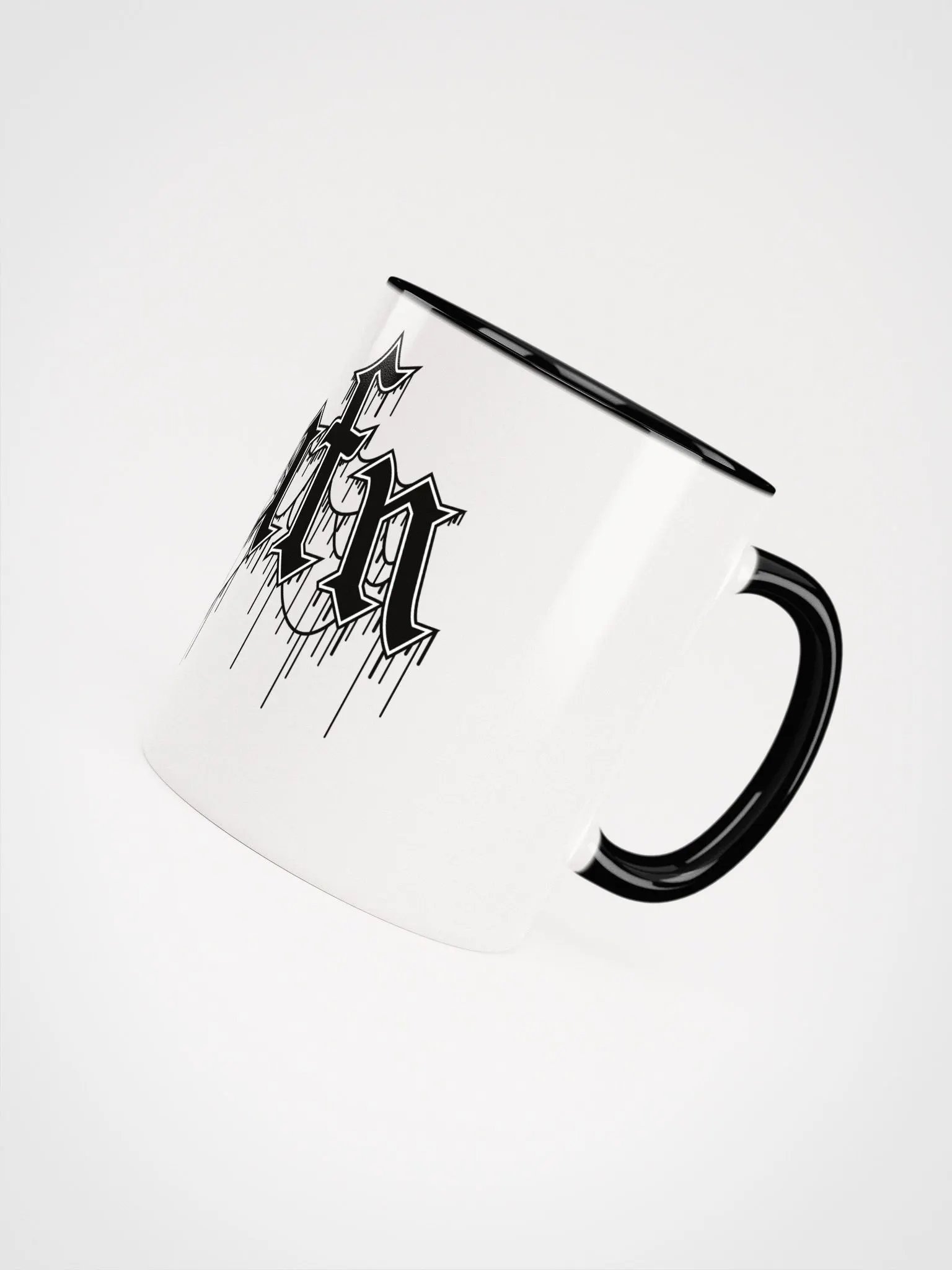Gothic Hrafn Logo Ceramic Mug product image (4)