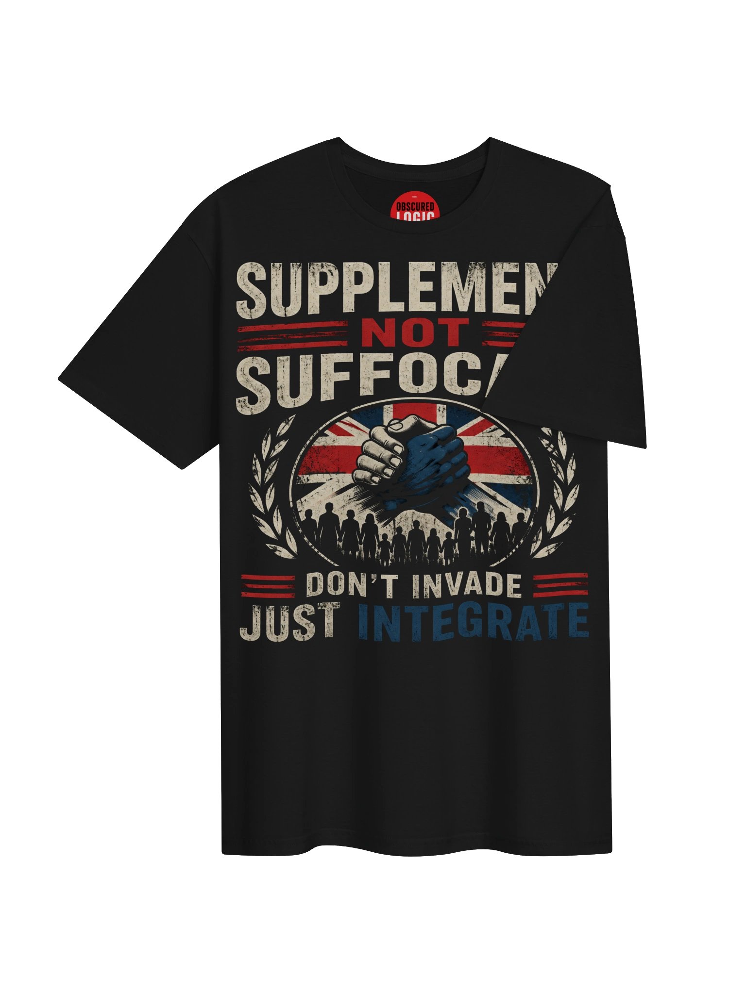 Supplement Not Suffocate Graphic Tee product image (4)