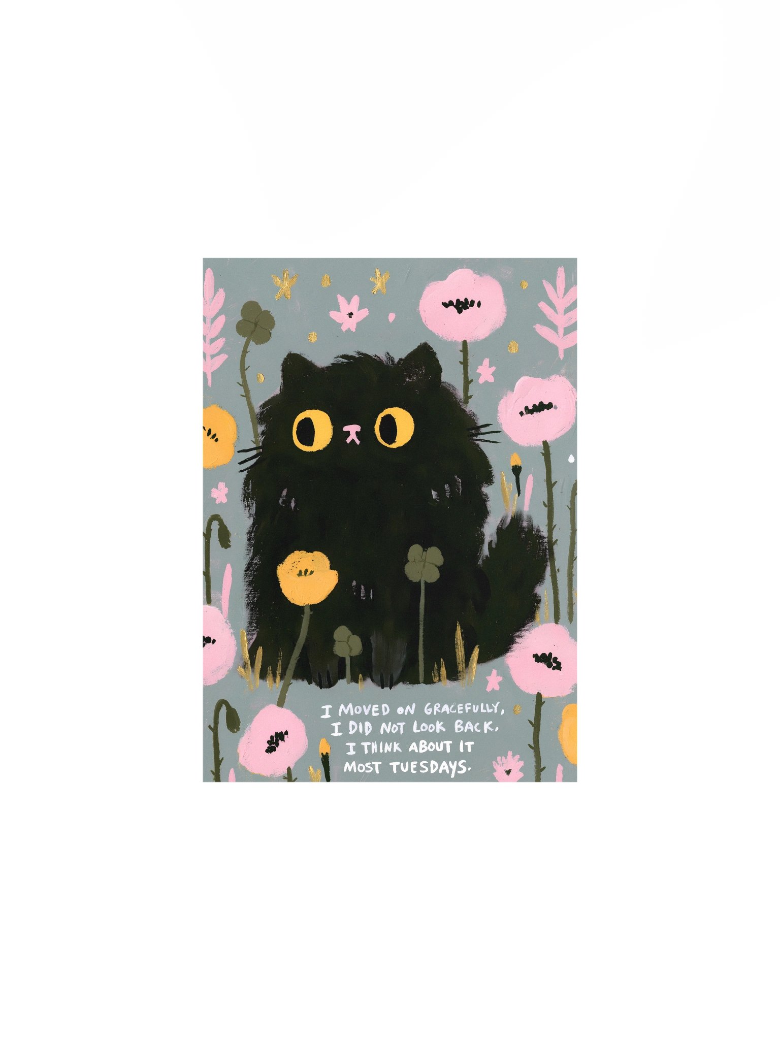 Graceful Black Cat Quote Poster product image (4)