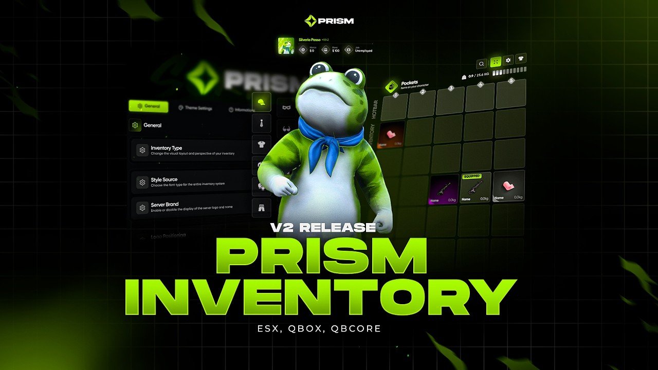 Inventory V2 | Modern Ox-Inventory Redesign | FiveM Script | [ESX/QBOX/QBCORE] product image (1)