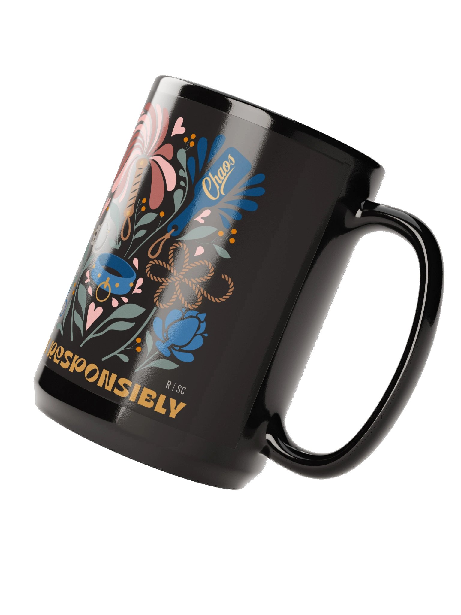 Kink Responsibly Black Mug product image (4)