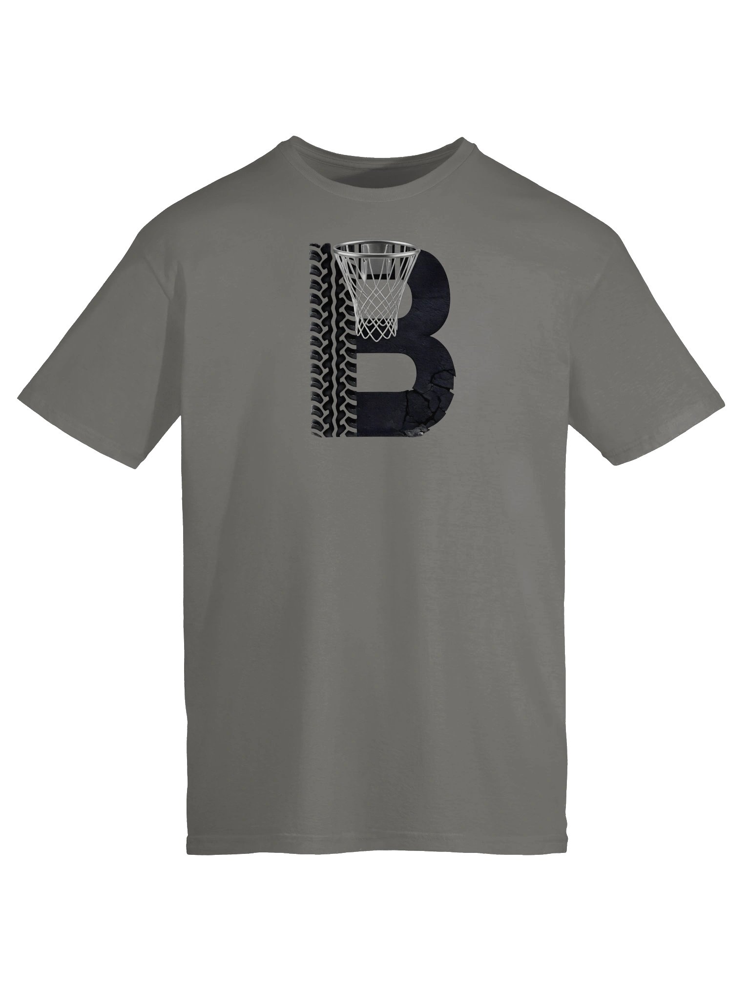 Blacktop Brand Basketball B Basketball Hoop Tee product image (5)