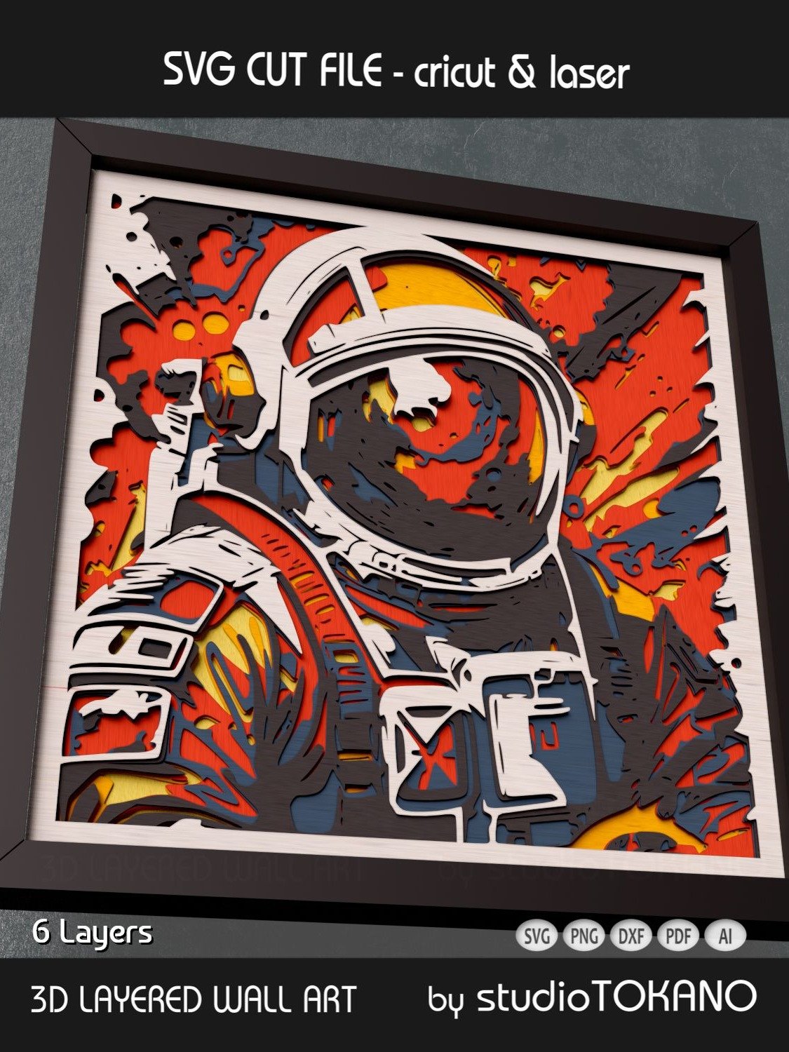 Astronaut Shadow Box product image (5)