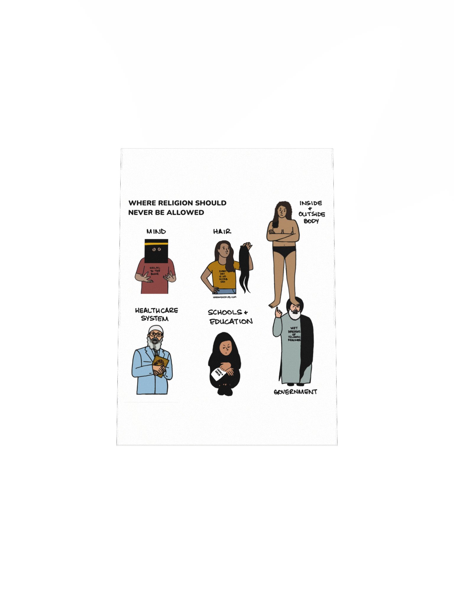 Where Religion Should Never Be Allowed Poster product image (4)