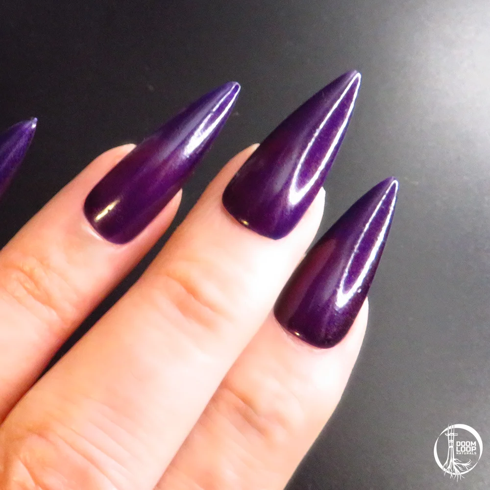 AFTER THE PARADES - Shimmery Violet Translucent Jelly Nail Polish product image (4)