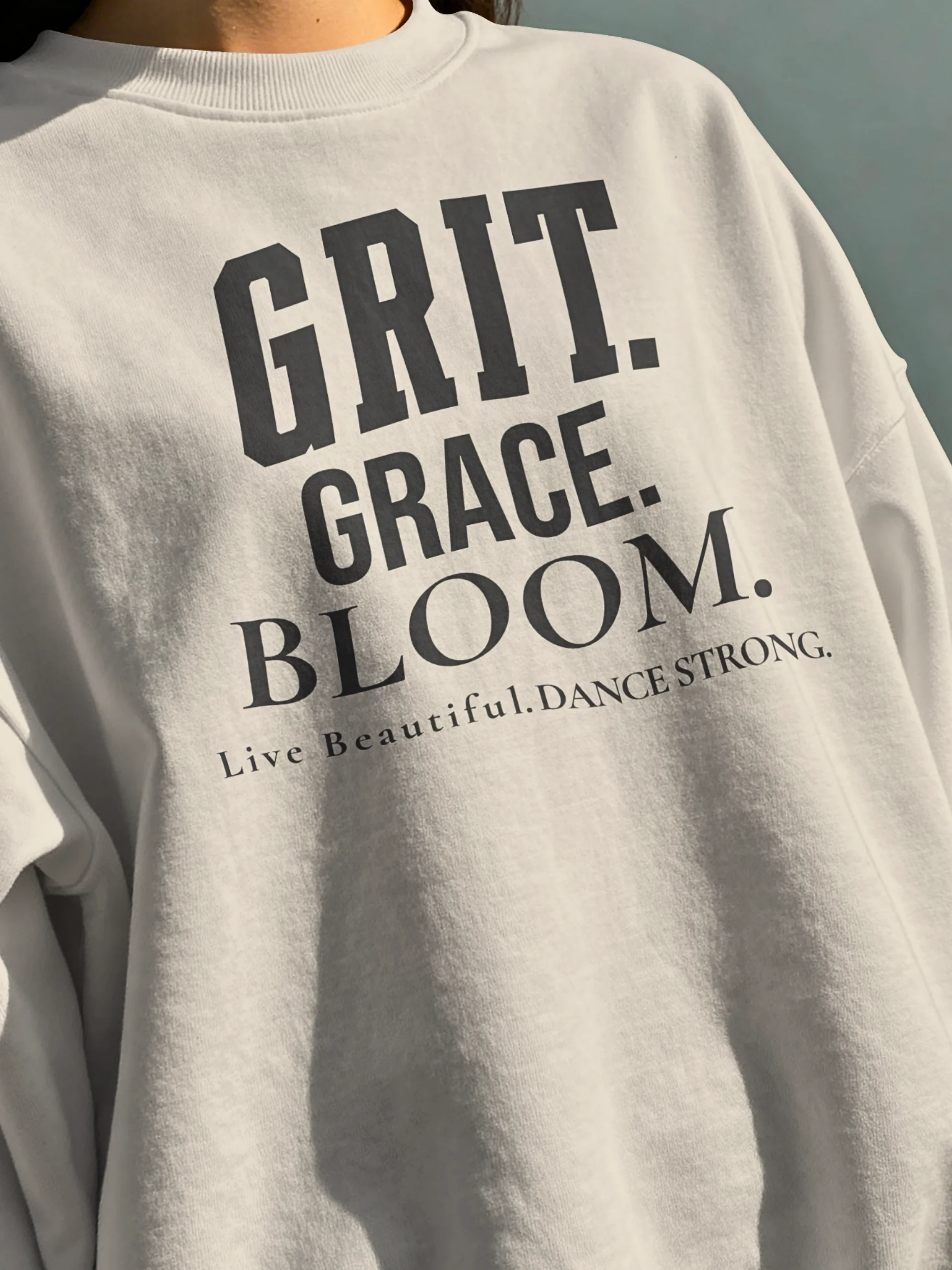 Grit. Grace. Bloom. Varsity Dance Sweatshirt product image (7)