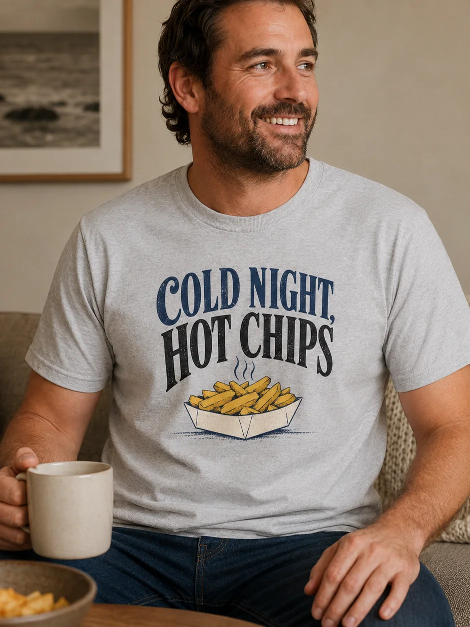 Cold Night, Hot Chips T-Shirt product image (2)