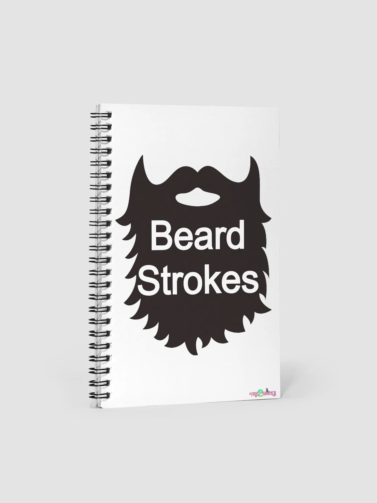 Beard Strokes Notebook - Black product image (1)