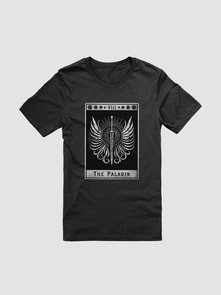 Paladin Shirt, Grunge Tarot-Inspired Roleplaying Class Symbol Tee product image (1)