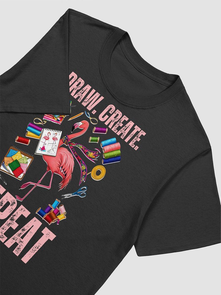 Draw. Create. Repeat. Flamingo Shirt product image (2)